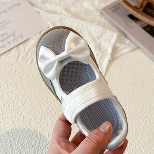 Chaussures Mary Jane style allemand pour filles, nouveau modèle été 2026, à semelle souple, avec nœud, fermeture Velcro, pour petites filles - Product Image 4