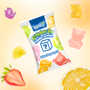 Gomitas <span class=keywords><strong>3D</strong></span> con Sabor a Frutas Congeladas, Sabor Limón Mango, Comestibles, Divertidas y Creativas, Masticables, en Paquete Individual, Regalo para el Día del Niño - Product Image 6