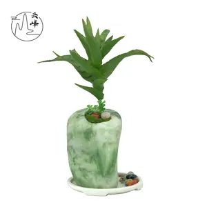 2021 Indoor Decor Artificial Plants Bonsai Plants Creative Resin Flower Potted Orchid Bonsai Potted