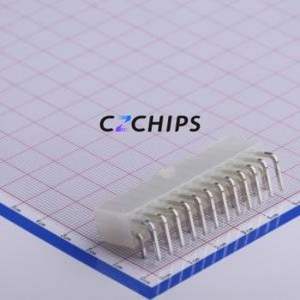 5557R-2*12P Wire-to-Board Pin Header Bent Lead Through Hole,P=4.2mm Connector 2x12P 4.2mm Right Angle Insert 24P - Product Image 2