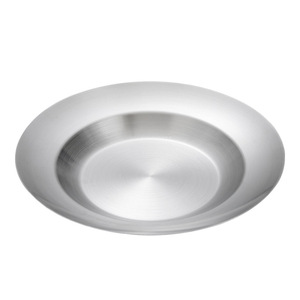 Stainless Steel Round Plate Gold Finish Shallow Dish For Hotel Meals And Household Use - Product Image 2