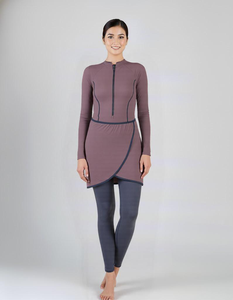 Traje de Baño Musulmán Kilang Jahit Pukal OEM, Secado Rápido, Cubre el Cuerpo, Precio de Fábrica, Socio de Suministro Confiable - Product Image 1