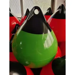 Dia250xH310mm Green Marine Pontoon Buoy Bumper Ball Mooring Inflatable Fender