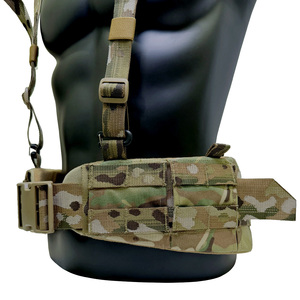 Cinturón Táctico de Combate con Tirantes, Cinturón Militar Acolchado Multicam Molle para Entrenamiento de Airsoft - Product Image 5