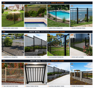 Panel de Cerca para Piscina de Aluminio, Diseño Desmontable, Recubrimiento en Polvo Antioxidante, Cercado de Seguridad para Proyectos de Piscinas en Patios Traseros - Product Image 3