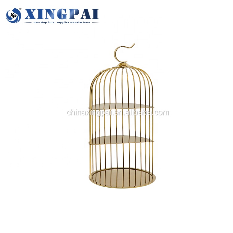 bird cage food display