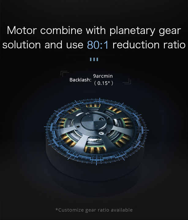 T-MOTOR AK80-80 Brushless DC Motor - 144 N.m Torque Power