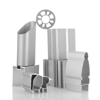 Profil Ekstrusi Aluminium Alloy Seri 6000 Berkualitas Tinggi Permukaan Anodized Perak untuk Perabot Industri-Manufacturer