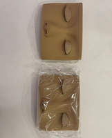 Mini modèle de mannequin de cils en silicone plat avec tête de pratique de formation d'extension de cils de paupière amovible pour les débutants