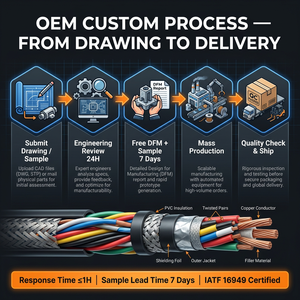 Комплект для подключения усилителя Customamplifierwiring: Медный кабель с оплеткой из PTFE и нейлона для автомобилей, бытовой техники, компьютеров, мотоциклов, класс защиты IP66 - Product Image 5