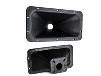 Haut-parleur rectangulaire en ABS 340x183x128mm, cornet haute performance pour systèmes de sonorisation professionnels, accessoires pour haut-parleurs
