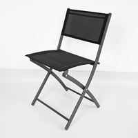 Chaises pliantes d'extérieur en métal TIPTOP 2026 pour patio, jardin, plage - Design moderne