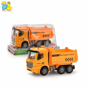 1:40 ABS 塑料惯性车模型玩具的孩子六轮驱动的乐趣 oparation 城市运输卡车工程车玩具