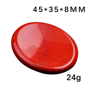 Piedra DE PREOCUPACIÓN Cristal Pulgar Piedra preciosa Curación natural Cristal Cuarzo Rosa Terapia Reiki Masaje Chakra Preocupación Piedra 35x45mm - Product Image 2