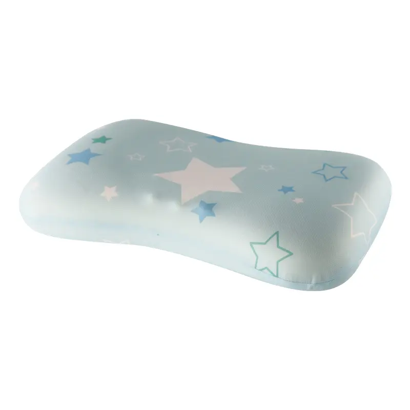 Almohada de espuma viscoelástica para bebés y niños, tela cómoda antibacterias, Material Natural, almohada de espuma viscoelástica con infusión de cobre
