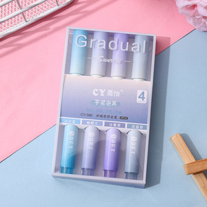 Kawaii-Schreibwaren 4 Sätze von Markierungs-Stifte Wasserfarbe Stift Kunstmarkierungen für Malerei Zeichnung - Product Image 4