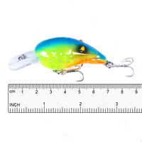 Nouvelle Leurre Artificielle Rigide en Plastique, Simulation de Boule de Crevette, 7CM 11.5G, Sans Hameçons, Fournitures de Pêche