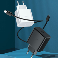 Cargador Rápido PD Tipo-C de 45W para Samsung S23 S24 Plus, Paquete para EE. UU., Cable de Carga Móvil para Laptop y Teléfono