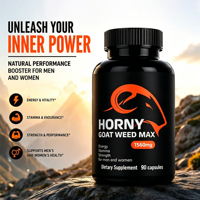 Complément Alimentaire Horny Goat Weed Max 1560mg pour Hommes et Femmes – Soutien Énergie, Force et Endurance – 90 Capsules