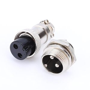 Connettore Maschio GX12 a 4 Pin per Aviazione, Angolo Retto, Tipo <span class=keywords><strong>DIN</strong></span> per Montaggio su Pannello - Product Image 3
