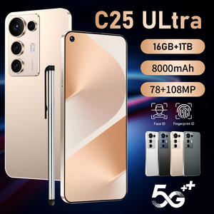 全新跨境 C25 超级十核 4G LTE 7.3 英寸 4K 120Hz 108MP Android 14 智能手机 120W 快充 英文版工厂 - Product Image 4