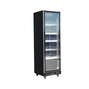 Equipamento de refrigeração com logotipo personalizado gratuito para porta de bar, porta de vidro, refrigeradores comerciais, refrigeradores verticais, exibição de bebidas