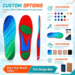<span class=keywords><strong>Solette</strong></span> <span class=keywords><strong>Ortopediche</strong></span> Personalizzate con Scanner 3D del Piede, Alta Elasticità, per <span class=keywords><strong>Scarpe</strong></span> Sportive e Sneakers - Product Image 4