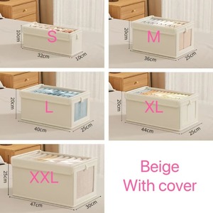 Caja de Almacenamiento Plegable de Tela Oxford Personalizada al por Mayor, Organizador de Ropa a Prueba de Polvo con Ventana Transparente para Uso Doméstico - Product Image 6