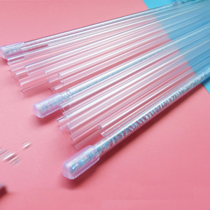Tubes en plastique transparent bon marché avec bouchons à clapet, impression offset, diamètre 16 mm, volume 10 ml, pour artisanat et usage cosmétique, marque JH - Product Image 6