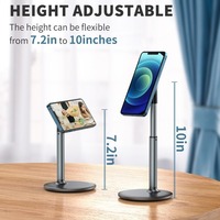 Amazon Popular Support de téléphone magnétique rotatif extensible pour Magsafe Live Broadcast Desktop Lazy Stand pour iPhone 15