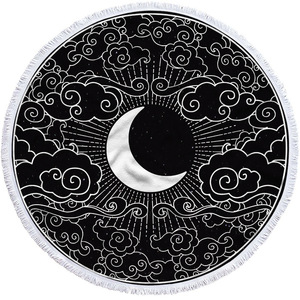 Toalla de Playa Rectangular de Lujo Skull Kiss con Flecos, Antiarena, de Microfibra, Secado Rápido, Desechable, para Piscina y Baño, Color Negro <span class=keywords><strong>Tarot</strong></span> - Product Image 4