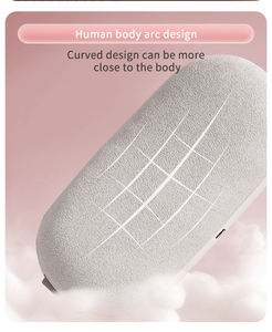 2025 OEM recargable cinturón de masaje de vibración de 5 niveles cintura calentada de 5 temperaturas 2000mAh tipo C tela vibración de 5 niveles - Product Image 4