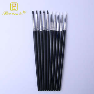 Panwenbo 2023 Hochwertiges schwarzes Silikon-Kunststoff-/Aluminiumrohr 5-teiliges DIY-Kunst- und Töpferwerkzeug für Kinder, Zeichenwerkzeug, Kunstbedarf - Product Image 4