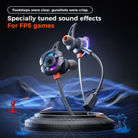 PLEXTONE M762 AKM+ Earphone Gaming, Headphone In-ear RGB, PD40W Dapat Diisi Ulang, Headphone Stereo Tipe-C dengan Mikrofon Panjang