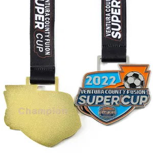 थोक कस्टम पदक सस्ते रिक्त जस्ता मिश्र धातु 3d मैराथन चलाने पदक खेल धातु बास्केटबॉल फुटबॉल फुटबॉल पदक के साथ रिबन