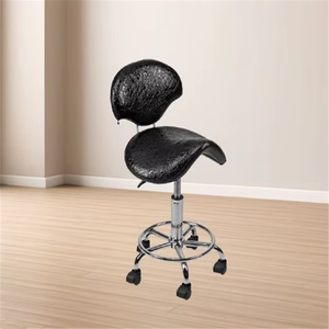 Bangxing Venta Directa - Silla Moderna de Metal con Ruedas, Ajustable y Giratoria, para Estética, Peluquería y Uso General - Product Image 4