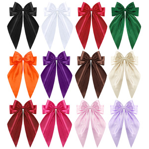 Big <strong>Hair</strong> Bows Solid Color Long Tail Bowknot <strong>Hair</strong> Clip <strong>Hair</strong> Ribbon Barrettes Metal Clips Women Popular <strong>Hair</strong> <strong>Accessories</strong> - Product Image 1