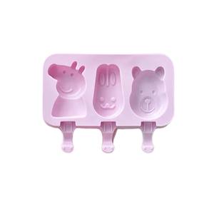 BPA-Free Food Grade <b>Silicone</b> Cartoon Rabbit Shaped Kids-Friendly Eco-Friendly Dishwasher Safe Non-Toxic Ice Cream <b>Sticks</b> - Product Image 1
