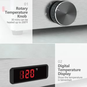 Tabletop Accent Chafer <b>Electric</b> Pattern Sliver Gold <b>Food</b> <b>Warmer</b> Chafing Dishes <b>Electric</b> Chafing Dish for Catering <b>Buffet</b> Set - Product Image 5