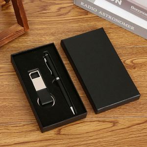 Ensemble Cadeau Stylo et Porte-clés Exclusif - Cadeau d'Affaires Haut de Gamme avec Cuir PU et Impression Numérique pour Clients et Employés d'Entreprise - Product Image 2