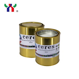 Tinta para Tarjetas Rasca y Gana de Serigrafía Ceres para Película OPP, Dorado Intenso, 1 kg/lata - Product Image 1