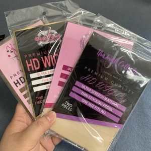 Lot de 2 bonnets de perruque HD ultra-fins et invisibles, avec élastique robuste et respirant, <span class=keywords><strong>pour</strong></span> la confection de perruques - Product Image 1