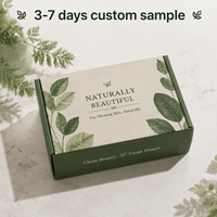 Boîte d'expédition en carton ondulé écologique et biodégradable, style cosmétique, impression recto-verso, pour crème pour le visage, crème pour les yeux, blush