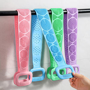Nuovi Strumenti per la Pulizia del Corpo: Cintura da Bagno in <span class=keywords><strong>Silicone</strong></span> con Punte Massaggianti Morbide, Esfoliante per Schiena e Corpo, Asciugamano Esfoliante - Product Image 2