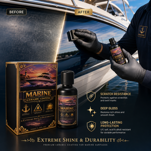 Revêtement Céramique MARINE 1000ml Résistant aux UV, Anti-Acide, Brillance Extrême, Scellant Durable pour Bateaux et Yachts - Product Image 2