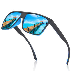 Gafas <span class=keywords><strong>de</strong></span> Sol Deportivas Polarizadas con Montura Cuadrada para Ciclismo, <span class=keywords><strong>Pesca</strong></span> y Conducción, Diseño Moderno, Venta al Por Mayor - Product Image 4