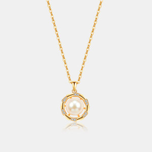 Nouveauté : <span class=keywords><strong>Collier</strong></span> élégant en argent sterling 925 avec incrustation de perles d'eau douce pour femmes, bijoux - Product Image 6