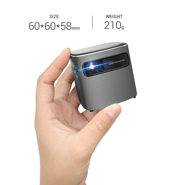 Mini Video Projector Rechargeable Multimedia Proyector Home Cinema Projector 4k