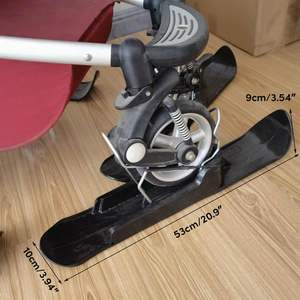 Planche de ski en plein air, <span class=keywords><strong>trottinette</strong></span> pour poussette, vélo, fauteuil roulant - Product Image 5