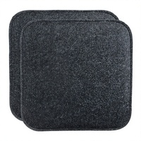 Commande en gros OEM pour coussin de siège carré polyvalent en mousse à mémoire de forme et feutre antidérapant pour chaises de salon et bureaux familiaux